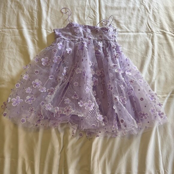 Purple Baby Doll Dress - Picture 2 of 4